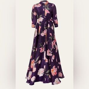 Carolina Herrera silk gown dress